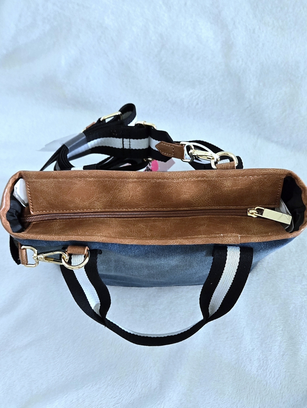 Luv Betsey💋 By Betsey Johnson Denim Teddy Bear🧸 Bag👜 - NWT - Picture 4 of 16